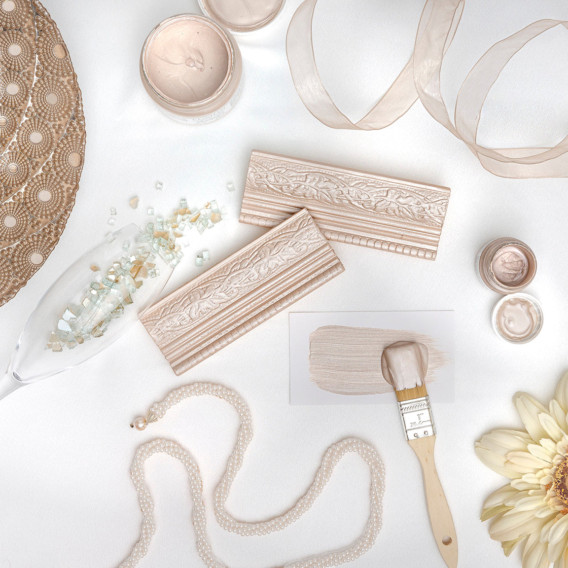 Champagner-Metallic-Lack