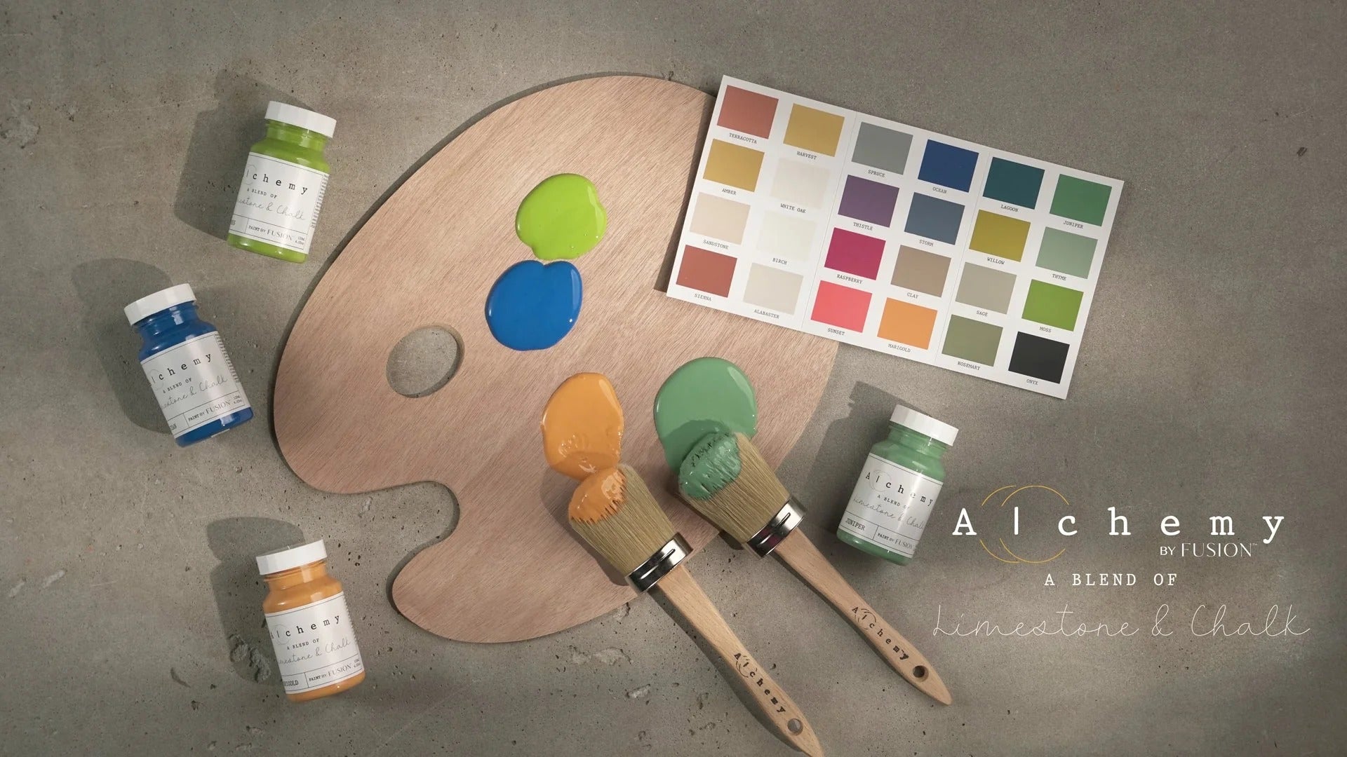 Alchemy Array Color Alchemy True to Colour Card – Fusion Mineral Paint Europe